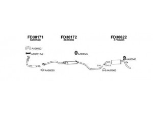 VENEPORTE 300243 išmetimo sistema 
 Išmetimo sistema -> Išmetimo sistema, visa