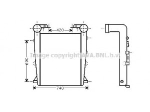 AVA QUALITY COOLING RE4033 tarpinis suslėgto oro aušintuvas, kompresorius
5010315735