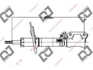 DJ PARTS DS1722GS amortizatorius 
 Pakaba -> Amortizatorius
4853006330, 4853006470, 4853006490