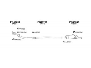 VENEPORTE 450328 išmetimo sistema