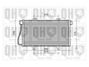 QUINTON HAZELL QCN408 kondensatorius, oro kondicionierius 
 Oro kondicionavimas -> Kondensatorius
27650-00QAF, 44 01 424, 91 09 424