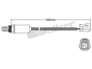 WALKER PRODUCTS 250-21076 lambda jutiklis
36531PZ3N02