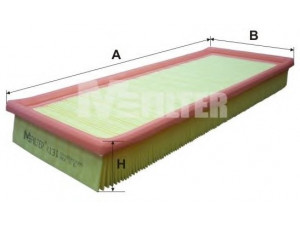 MFILTER K 131 oro filtras 
 Techninės priežiūros dalys -> Techninės priežiūros intervalai
(89)05014664 AA, (89)53006317, 53002184