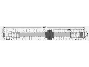 BORG & BECK BBH6839 stabdžių žarnelė 
 Stabdžių sistema -> Stabdžių žarnelės
6025305984