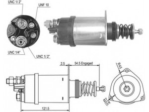 MAGNETI MARELLI 940113050006 solenoidinis jungiklis, starteris
3908594