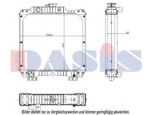 AKS DASIS 440314N radiatorius, variklio aušinimas