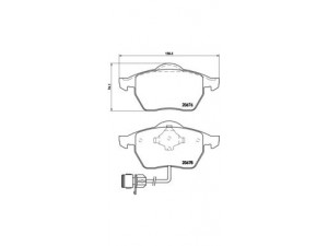 BREMBO P 85 026 stabdžių trinkelių rinkinys, diskinis stabdys 
 Techninės priežiūros dalys -> Papildomas remontas
4A0698151, 4A0698151A, 4A0698151C