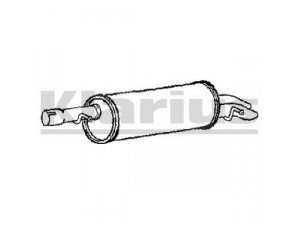 KLARIUS VW584C galinis duslintuvas 
 Išmetimo sistema -> Duslintuvas
3B0253609L, 3B0253609L, 3B0253609L