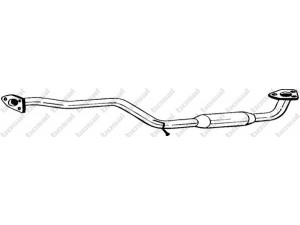 BOSAL 177-247 vidurinis duslintuvas 
 Išmetimo sistema -> Duslintuvas
MB 611746