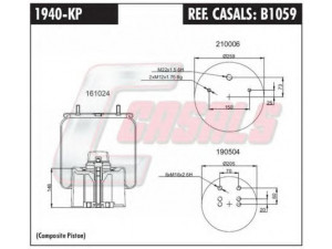 CASALS B1059 dėklas, pneumatinė pakaba 
 Pakaba -> Pneumatinė pakaba
0542943210