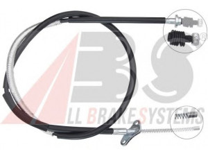 A.B.S. K19815 trosas, stovėjimo stabdys 
 Stabdžių sistema -> Valdymo svirtys/trosai
8970181545