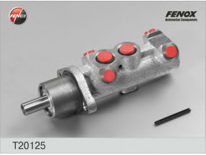 FENOX T20125 pagrindinis cilindras, stabdžiai 
 Stabdžių sistema -> Pagrindinis stabdžių cilindras
9948580, 9949542