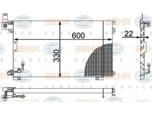 HELLA 8FC 351 036-521 kondensatorius, oro kondicionierius 
 Oro kondicionavimas -> Kondensatorius
928.573.021.00