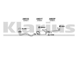 KLARIUS 160371U išmetimo sistema