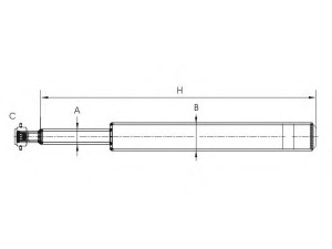 SCT Germany Z 8734 amortizatorius 
 Pakaba -> Amortizatorius
344 100, 344 169, 344 170, 344 171