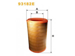 WIX FILTERS 93182E oro filtras
1387548, 1526086, 1801774, 1869987