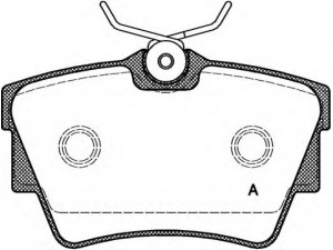 OPEN PARTS BPA0591.10 stabdžių trinkelių rinkinys, diskinis stabdys 
 Techninės priežiūros dalys -> Papildomas remontas
701698451