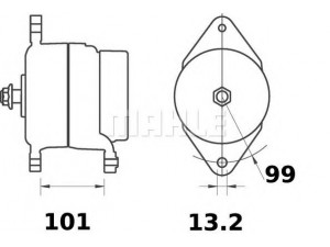 MAHLE ORIGINAL MG 9 kintamosios srovės generatorius
87439313, 87439317, 87677207, 87677208