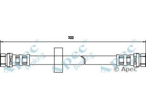 APEC braking HOS3334 stabdžių žarnelė 
 Stabdžių sistema -> Stabdžių žarnelės
1064257, 98AG2282AB