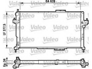 VALEO 732824 radiatorius, variklio aušinimas 
 Aušinimo sistema -> Radiatorius/alyvos aušintuvas -> Radiatorius/dalys
1300233, 9196694, 1300233, 9196694
