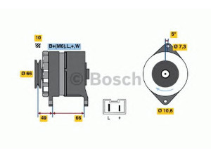 BOSCH 0 986 034 780 kintamosios srovės generatorius 
 Elektros įranga -> Kint. sr. generatorius/dalys -> Kintamosios srovės generatorius
77 00 710 963, 77 00 754 833, 77 01 449 463