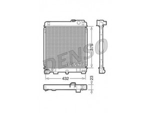 DENSO DRM05030 radiatorius, variklio aušinimas 
 Aušinimo sistema -> Radiatorius/alyvos aušintuvas -> Radiatorius/dalys
1177702, 17111177702