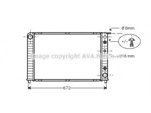 AVA QUALITY COOLING VO2089 radiatorius, variklio aušinimas 
 Aušinimo sistema -> Radiatorius/alyvos aušintuvas -> Radiatorius/dalys
3547155, 8601002, 8603853, 86038536
