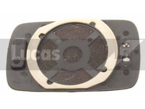 LUCAS ELECTRICAL LR-5010 veidrodėlio stiklas, stiklo elementas 
 Kėbulas -> Langai/veidrodėliai -> Veidrodėlis