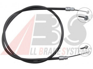 A.B.S. K18874 trosas, stovėjimo stabdys 
 Stabdžių sistema -> Valdymo svirtys/trosai
7L0721556C, 7L0721556A, 7L0721556C