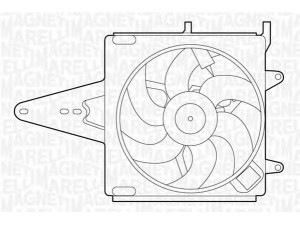 MAGNETI MARELLI 069422203010 ventiliatorius, radiatoriaus 
 Aušinimo sistema -> Oro aušinimas
46449101, 46453396, 46810475