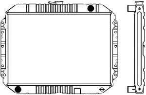 SAKURA  Automotive 1081-0205 radiatorius, variklio aušinimas