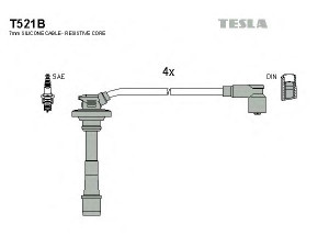 TESLA T521B uždegimo laido komplektas 
 Kibirkšties / kaitinamasis uždegimas -> Uždegimo laidai/jungtys
90919-22211, 90919-22284, 90919-22285