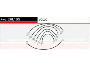 DELCO REMY DRL199 uždegimo laido komplektas 
 Kibirkšties / kaitinamasis uždegimas -> Uždegimo laidai/jungtys
1274424-9, 270560-6, 275688-0