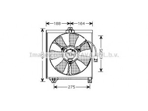 AVA QUALITY COOLING TO7546 ventiliatorius, radiatoriaus 
 Aušinimo sistema -> Oro aušinimas
1636374190, 8845342010, 8845442021