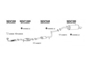 VENEPORTE 470093 išmetimo sistema