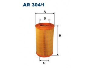 FILTRON AR304/1 oro filtras 
 Techninės priežiūros dalys -> Techninės priežiūros intervalai
YL4J9601CA, 16546-3S903, 165467F000