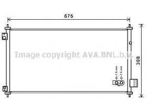 AVA QUALITY COOLING HDA5282 kondensatorius, oro kondicionierius