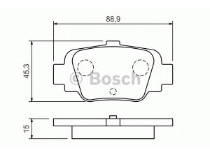 BOSCH 0 986 424 800 stabdžių trinkelių rinkinys, diskinis stabdys 
 Techninės priežiūros dalys -> Papildomas remontas
44060 99B25, 44060 99B85