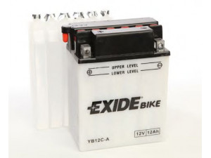 EXIDE YB12C-A starterio akumuliatorius; starterio akumuliatorius