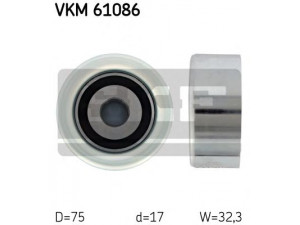 SKF VKM 61086 kreipiantysis skriemulys, V formos rumbuotas diržas 
 Diržinė pavara -> V formos rumbuotas diržas/komplektas -> Laisvasis/kreipiamasis skriemulys