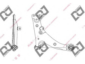 DJ PARTS DA1067 vikšro valdymo svirtis 
 Ašies montavimas/vairavimo mechanizmas/ratai -> Valdymo svirtis/pasukamosios svirties sujungimas -> Vairo trauklės (valdymo svirtis, išilginis balansyras, diago
48068-12180, 48068-12190, 4806812180