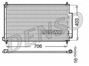 DENSO DCN40013 kondensatorius, oro kondicionierius
80110T0AA01