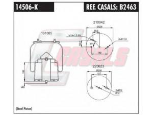 CASALS B2463 dėklas, pneumatinė pakaba
1434506, 473868, 488264