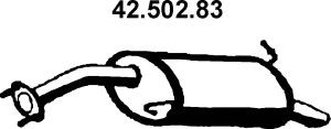 EBERSPÄCHER 42.502.83 galinis duslintuvas 
 Išmetimo sistema -> Duslintuvas
28730-1C020