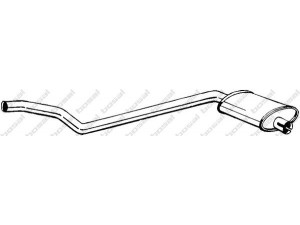BOSAL 285-679 vidurinis duslintuvas 
 Išmetimo sistema -> Duslintuvas
1722.94