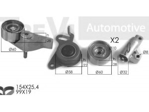 TREVI AUTOMOTIVE KD1466 paskirstymo diržo komplektas 
 Techninės priežiūros dalys -> Papildomas remontas