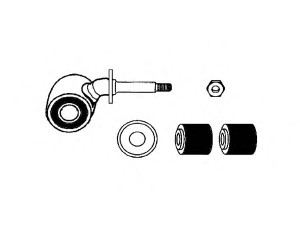OCAP 0181011-K skersinio stabilizatoriaus komplektas 
 Ašies montavimas/vairavimo mechanizmas/ratai -> Stabilizatorius/fiksatoriai -> Pasukimo trauklė
191411331, 6N0411315, 6N0411329