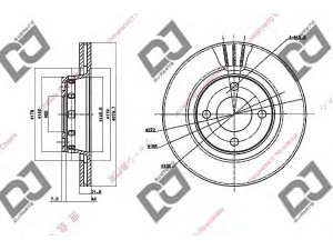 DJ PARTS BD1587 stabdžių diskas 
 Dviratė transporto priemonės -> Stabdžių sistema -> Stabdžių diskai / priedai
8A0615301A