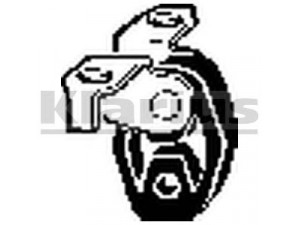 KLARIUS 420493 laikantysis rėmas, duslintuvas
1755L9, 1755L9