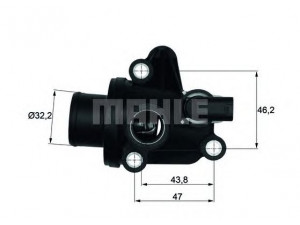 MAHLE ORIGINAL TI 12 87 termostatas, aušinimo skystis 
 Aušinimo sistema -> Termostatas/tarpiklis -> Thermostat
166 203 00 75, 166 203 01 75, 166 203 02 75